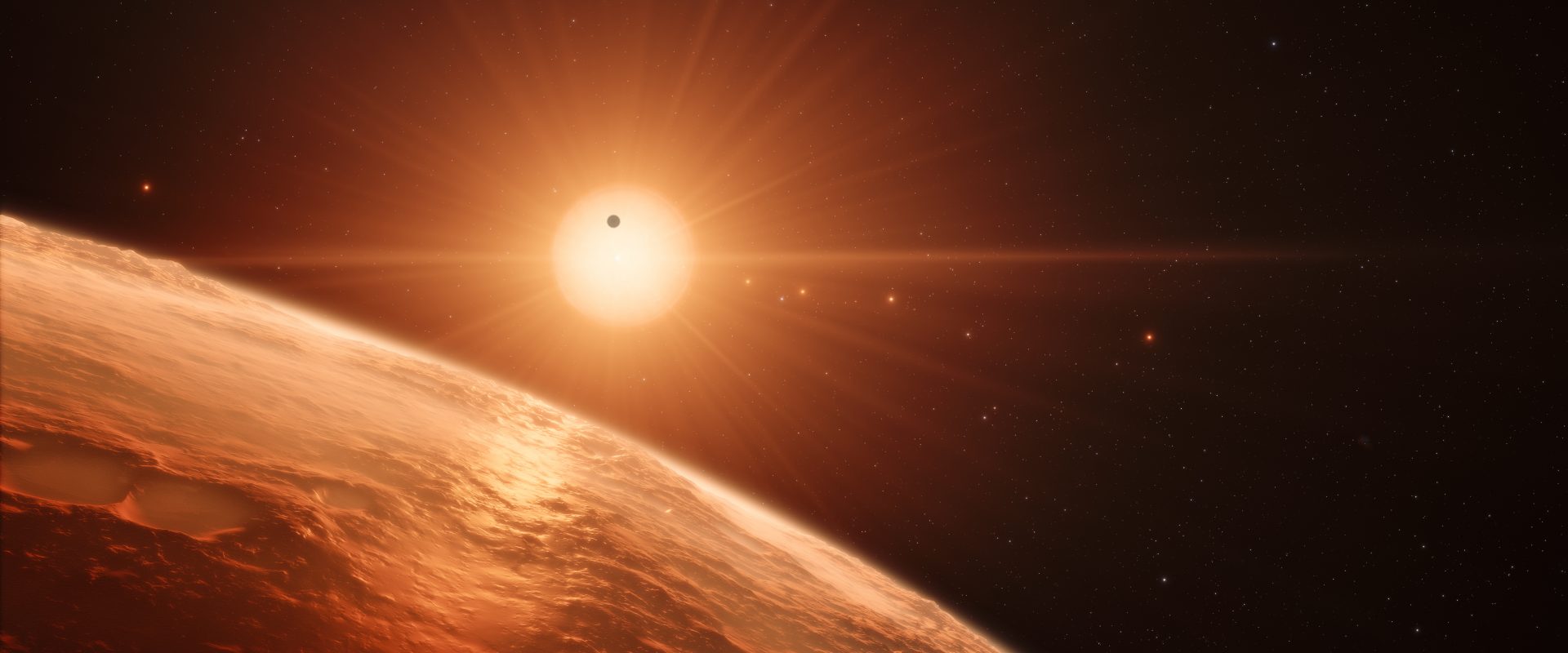 Prezentacja układu planetarnego TRAPPIST-1